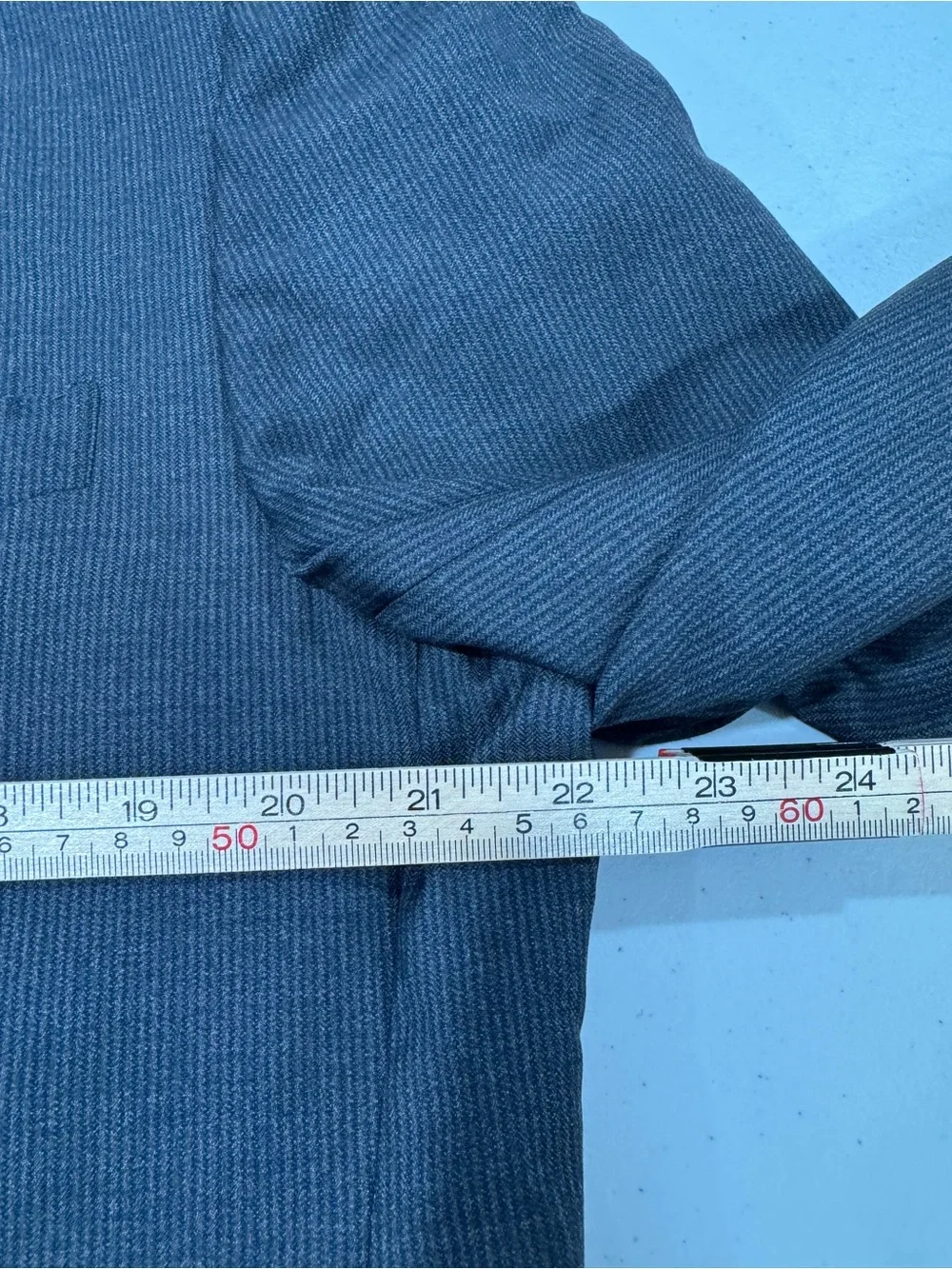 Ermenegildo Zegna Men Wool Dark Gray Blazer Size 44R